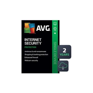 AVG Internet Security | Antivirus Protection Software | 1 PC, 2 Years